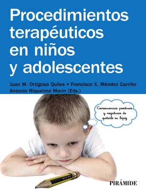 cover image of Procedimientos terapéuticos en niños y adolescentes
